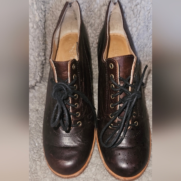 Timberland Boot Company Vintage High Heel Boots sz 5M Oxford Booties - Picture 16 of 16